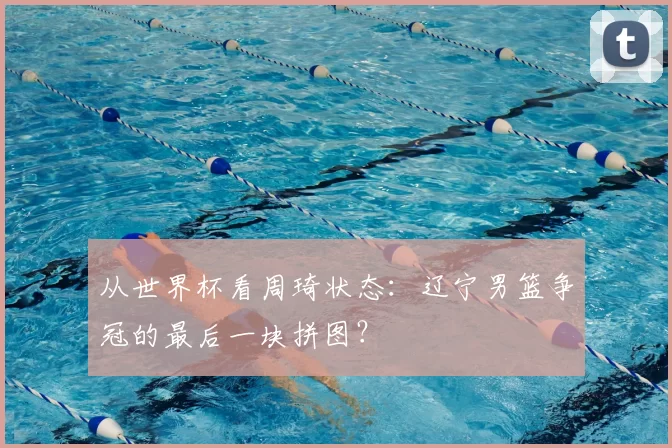 从世界杯看周琦状态:辽宁男篮争冠的最后一块拼图?