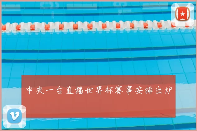 中央一台直播世界杯赛事安排出炉