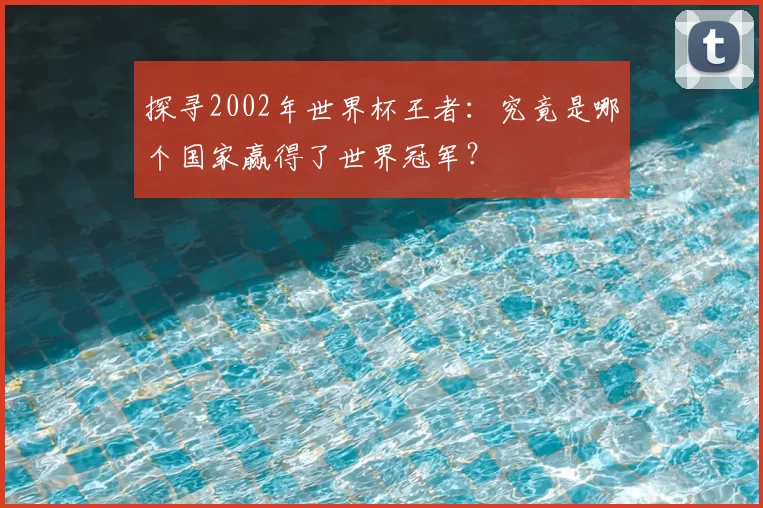 探寻2002年世界杯王者：究竟是哪个国家赢得了世界冠军？