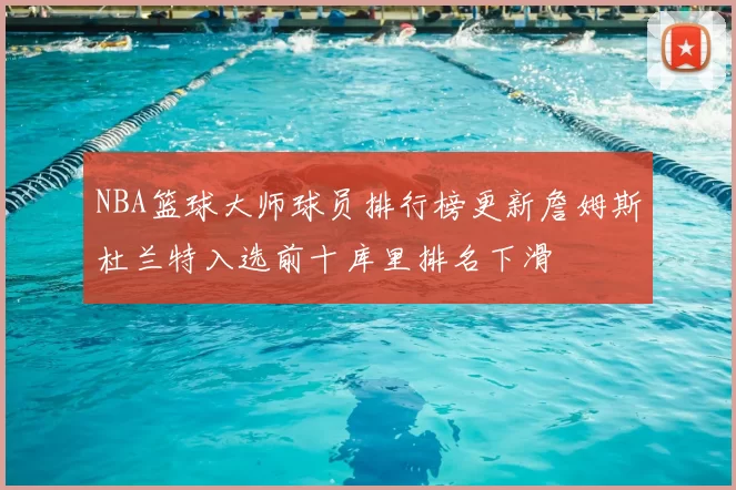 NBA篮球大师球员排行榜更新詹姆斯杜兰特入选前十库里排名下滑