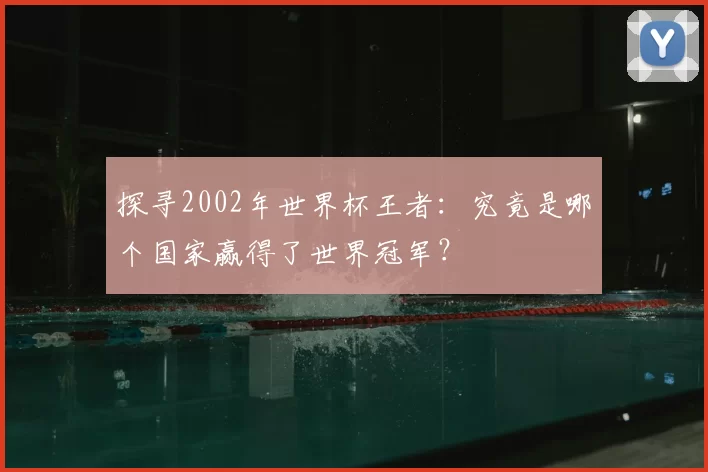 探寻2002年世界杯王者:究竟是哪个国家赢得了世界冠军?